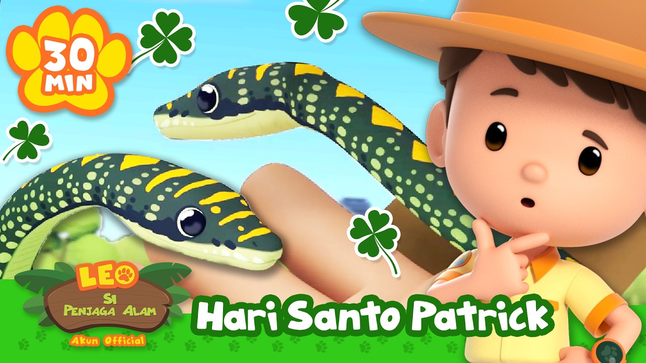 Belajar tentang hewan dan satwa liar untuk Hari St. Patrick! ☘️🐾 | Leo Si Penjaga Alam | Kartun Anak