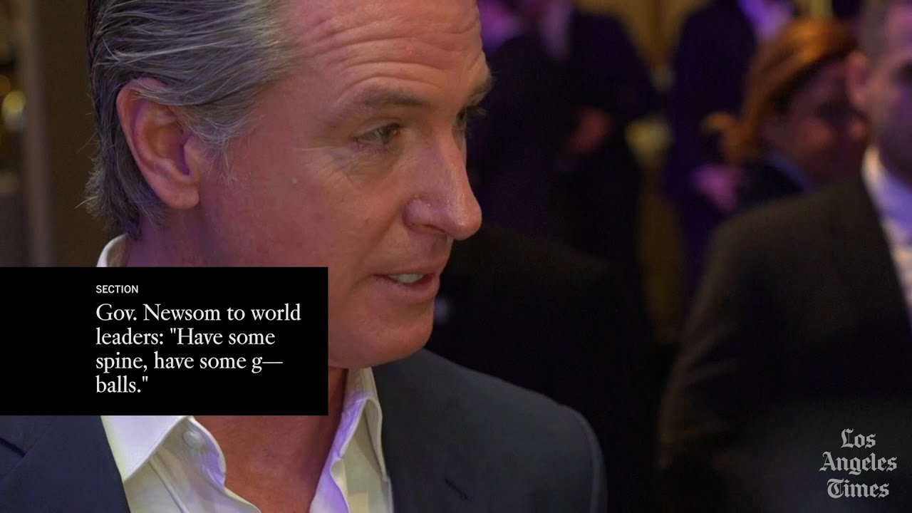 Gov. Newsom to world leaders: 