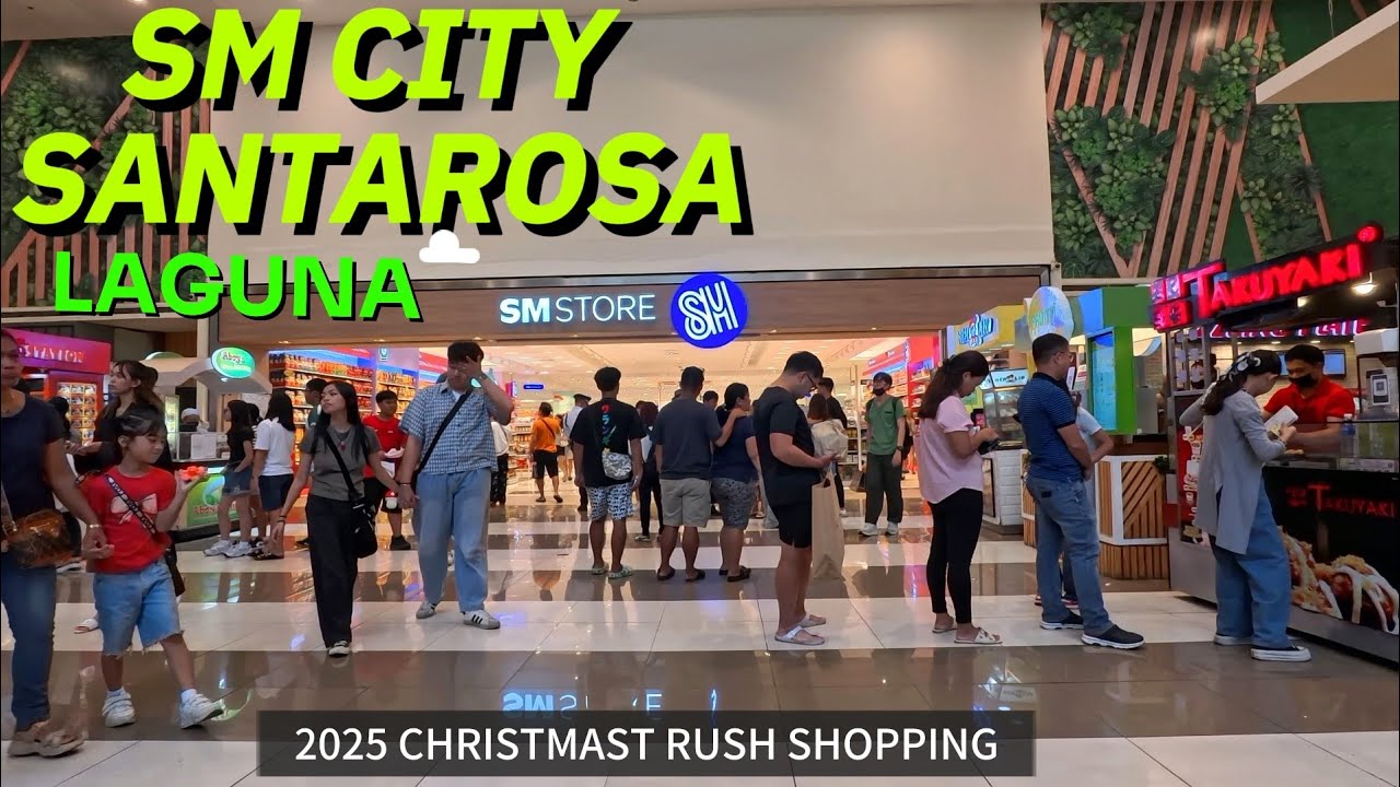 SM City Santa Rosa Laguna | Christmas Rush Walking Tour 2025 🎄✨
