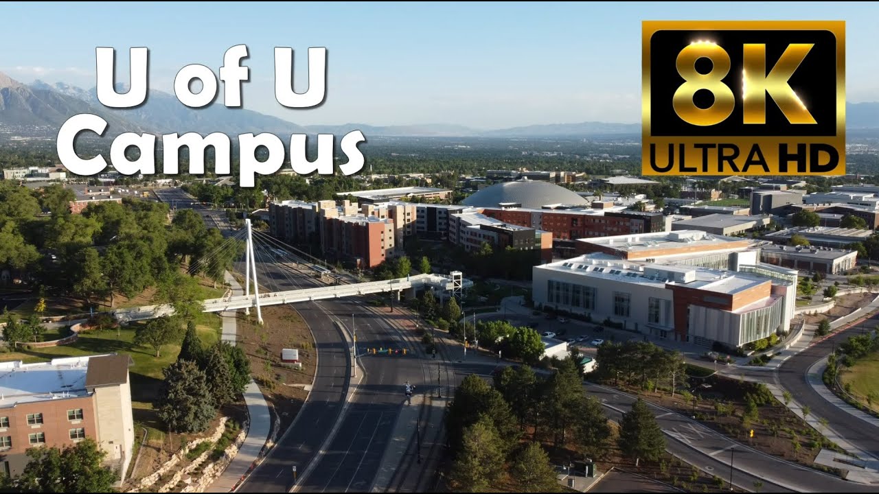 The University of Utah | UofU | 8K Campus Drone Tour