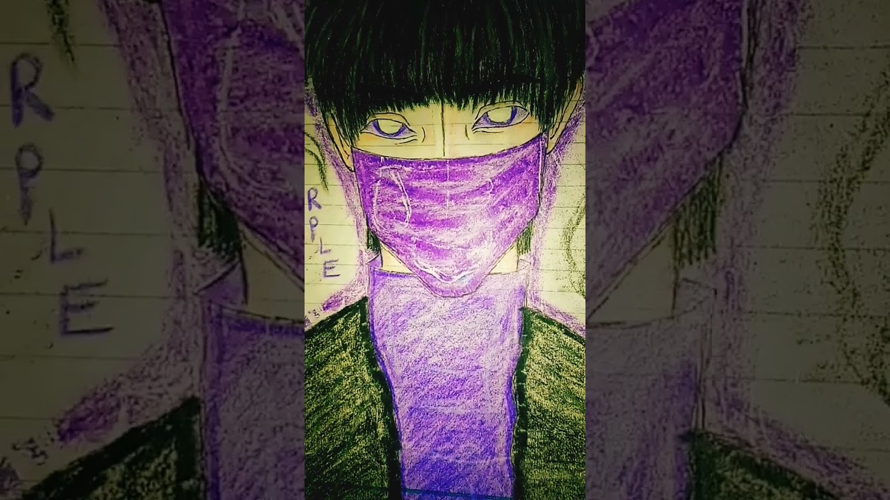 Purple shadow. 