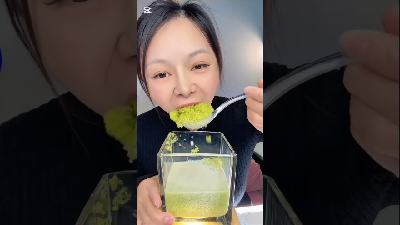 ASMR voice control eating sound colorful crunchy tobiko eggs #fyp 