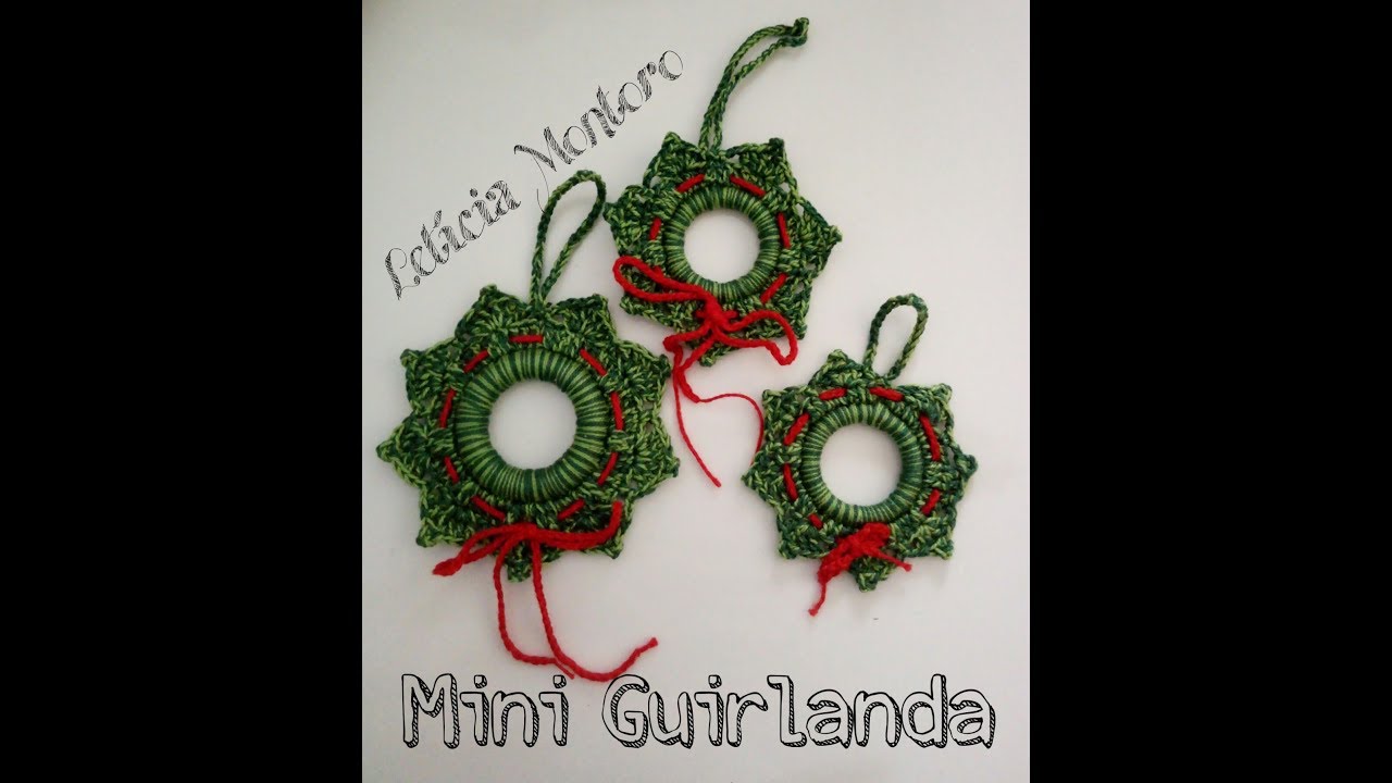 Mini Guirlanda de Crochê
