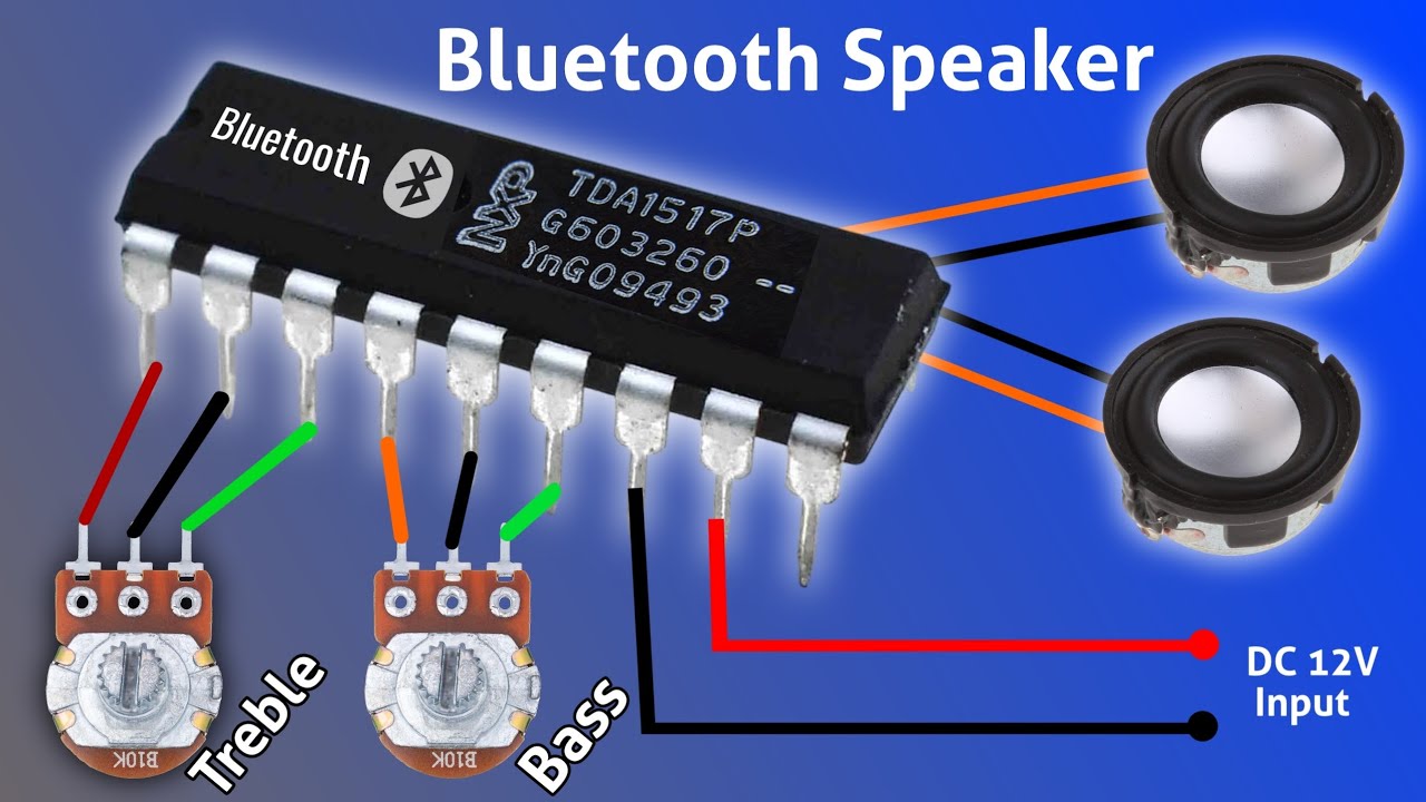 Создайте свою собственную Bluetooth-колонку с усилителем басов и управлением тональностью
