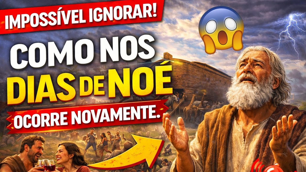 COMO NOS DIAS DE NOÉ | Música Gospel Profética Sobre o Fim dos Tempos e a Volta de Jesus