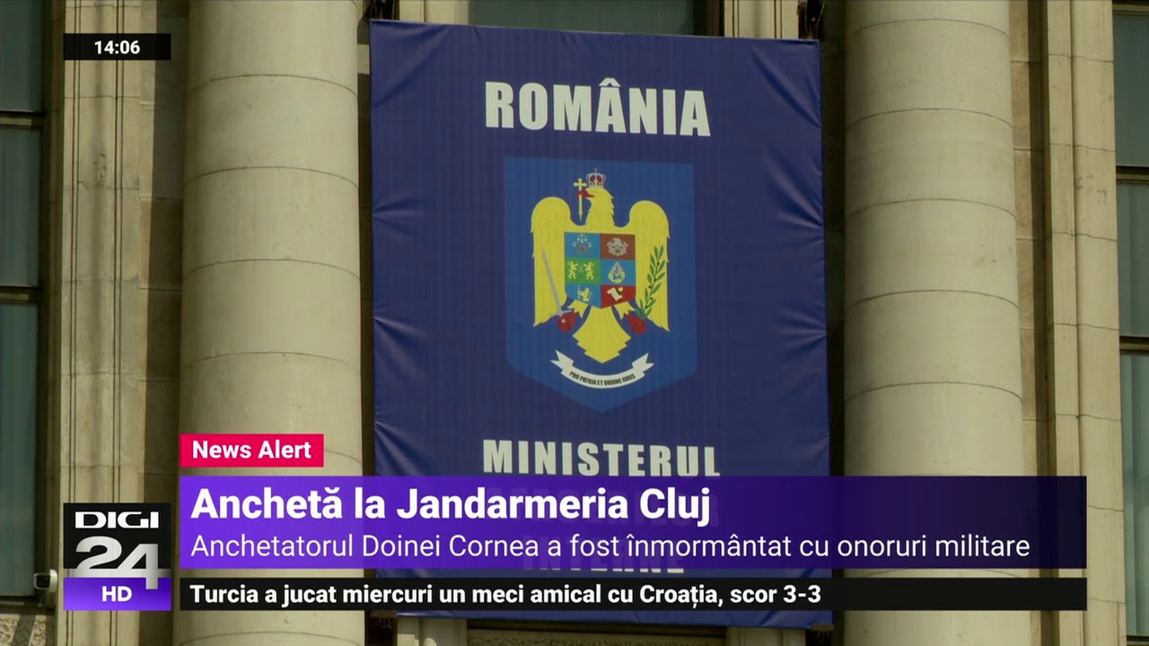 Anchetă la Jandarmeria Cluj. Anchetatorul Doinei Cornea, înmormântat cu onoruri militare