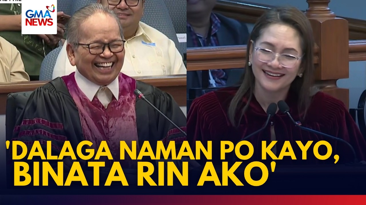 Ex-Chief Justice Panganiban, Hontiveros' light exchange draws laughter in impeachment | GMA News