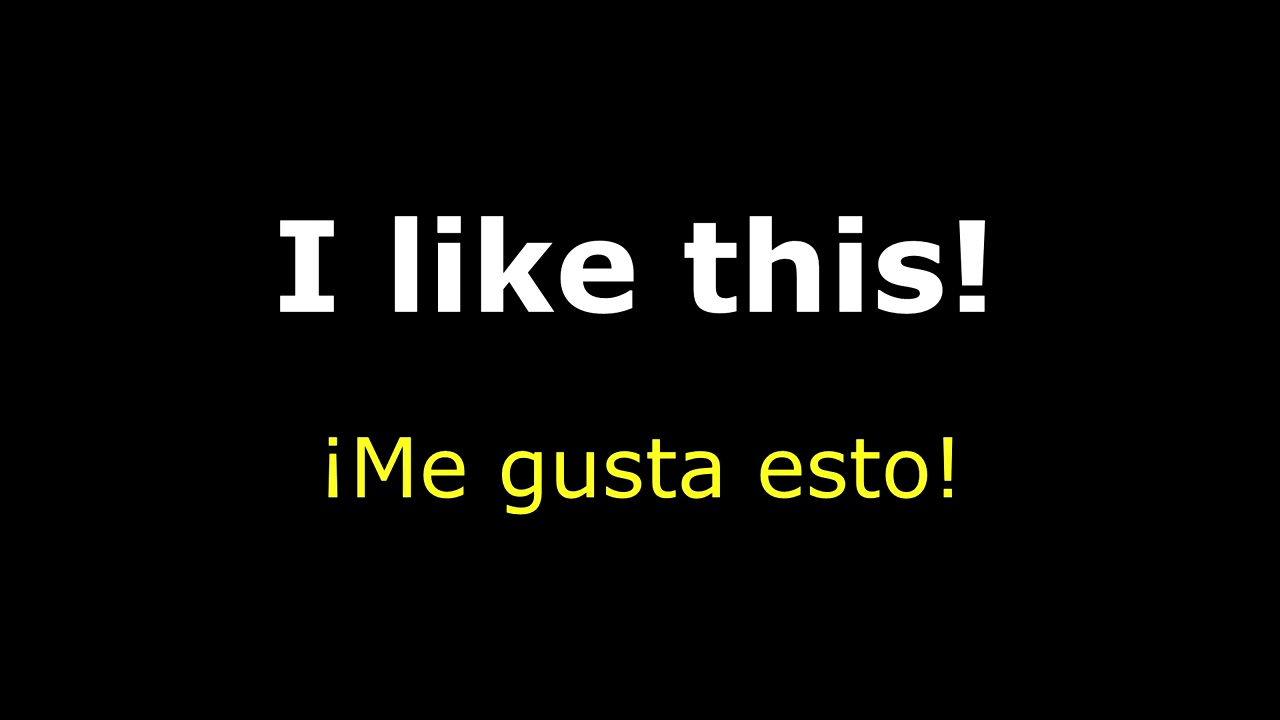 Aprende A Usar Like This y Like That +8 Frases en Inglés
