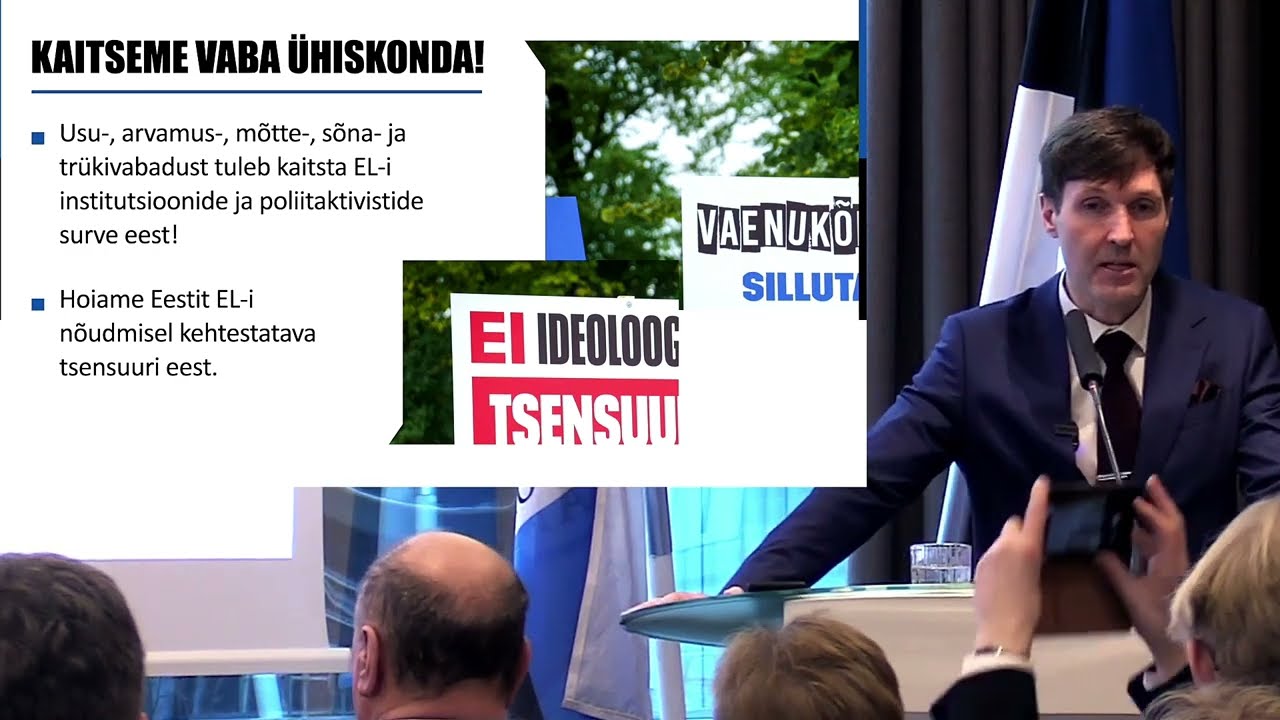 EKRE programm Euroopa Parlamendi valimistel h&otilde;lmab Eesti rahvuslike huvide eest seismist