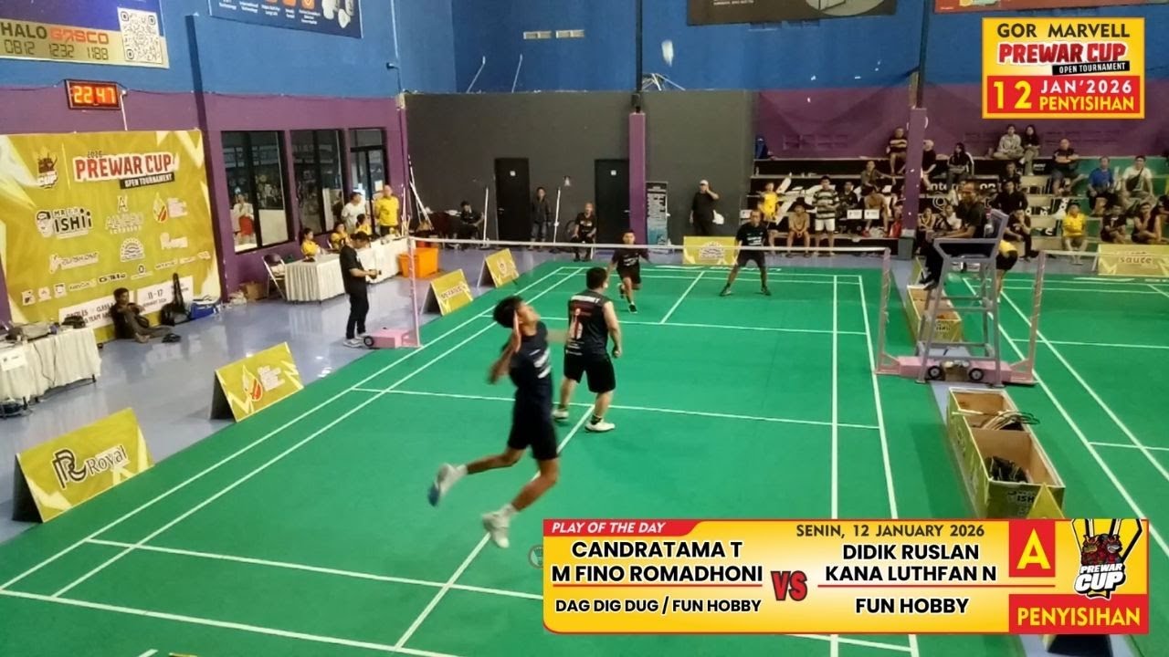 PREWAR CUP 2026 CLASS A CANDRATAMA + FINO (DAG DIG DUG/FUN HOBBY) VS DIDIK RUSLAN + KANA (FUN HOBBY)