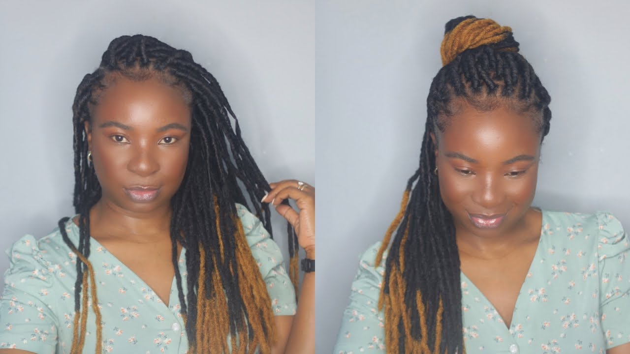 How To Crochet Ombre Faux Locs (NO CORNROWS, NO LOOP)