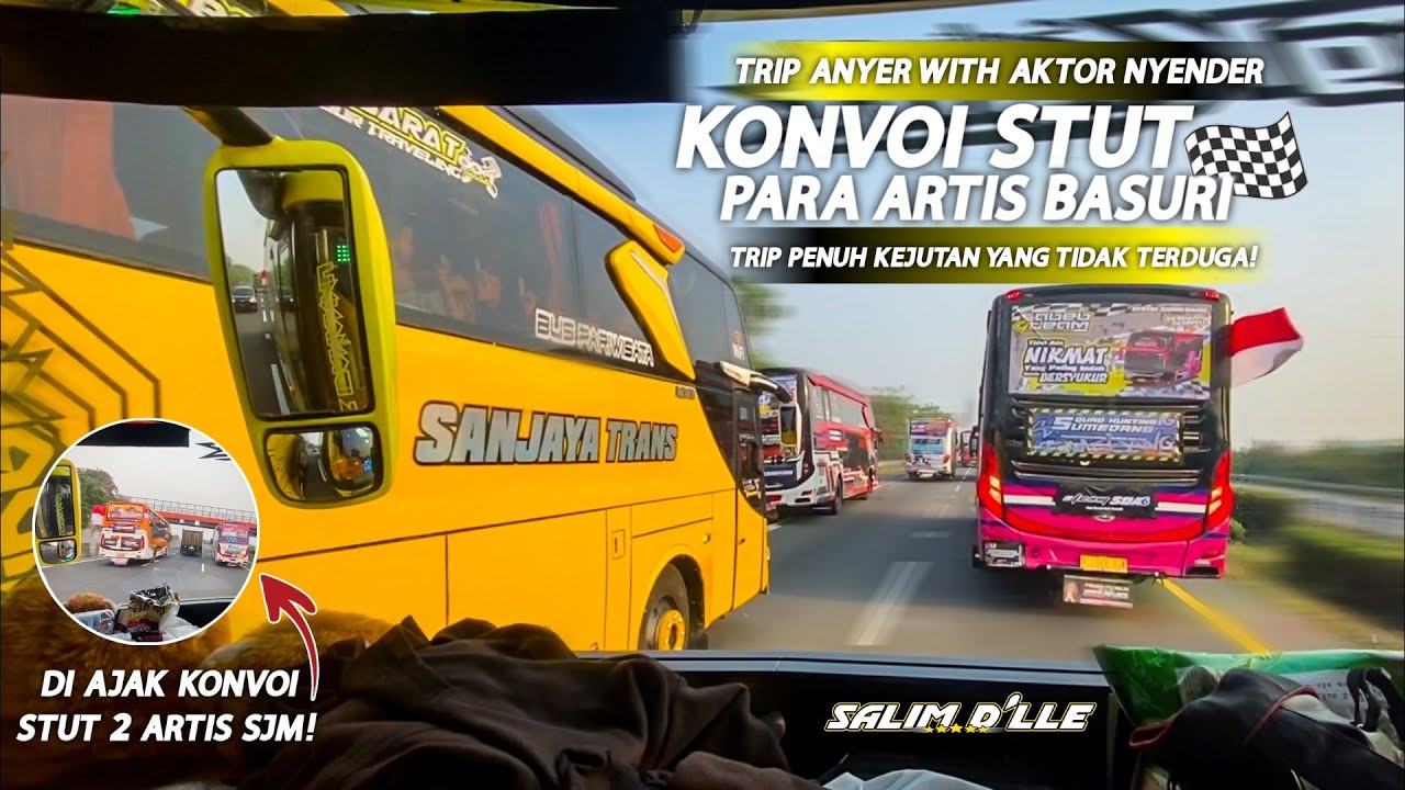 KONVOI STUT PENUH KEJUTAN BERSAMA PARA ARTIS BASURI!!! Trip Anyer Ciparay 