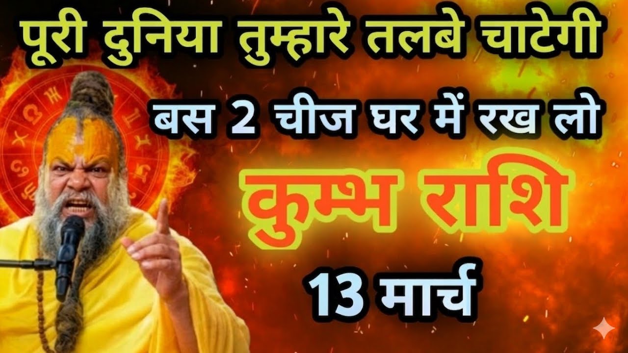 कुंभ राशि ⚠️ 07 मार्च – बस 2 चीज़ घर में रख लो, पूरी दुनिया तुम्हारे कदम चूमेगी!