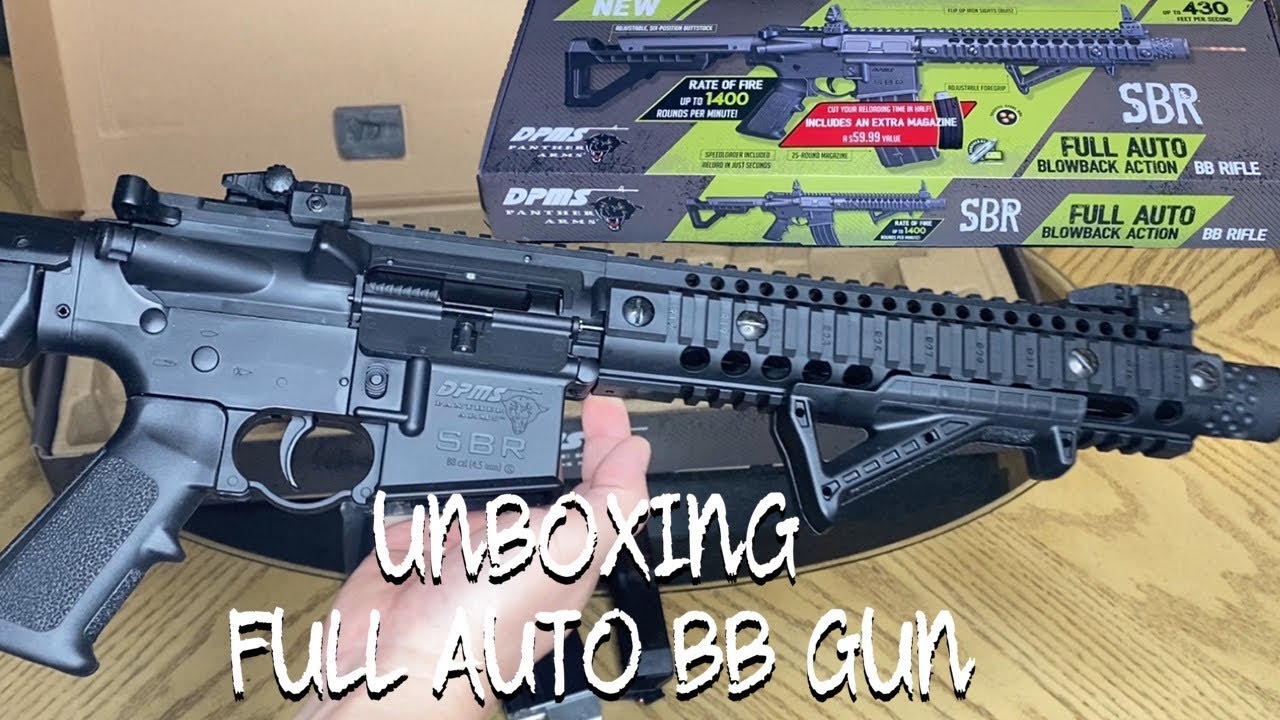 FULL AUTO BB RIFLE - DPMS SBR [ Review ]
