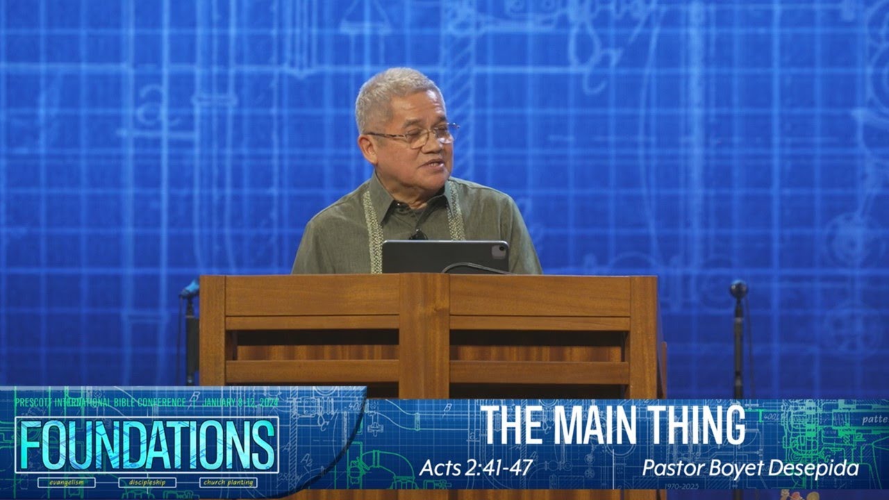 Prescott Conference Jan 2024 Friday AM-pst Boyet Desepida-The Main Thing