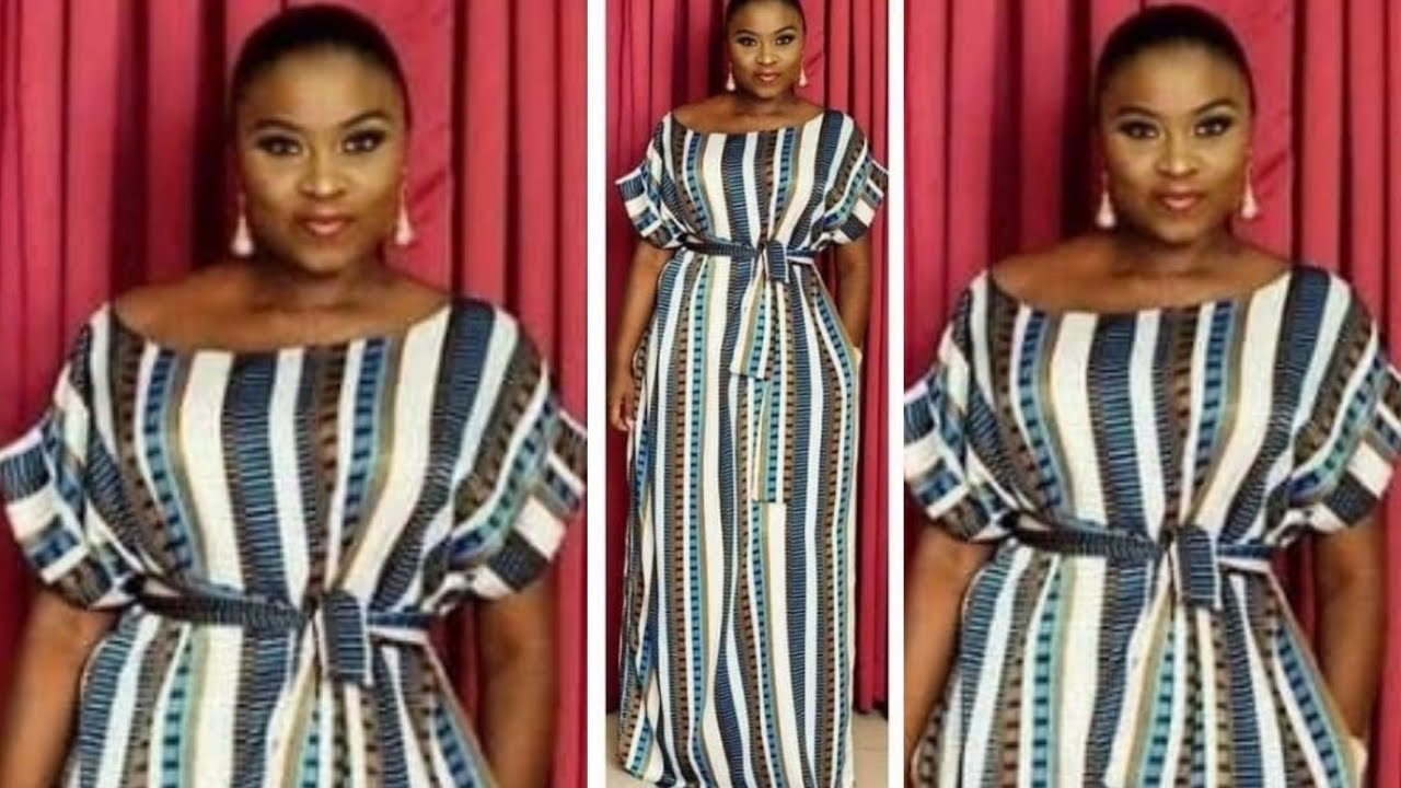 How to make a dolman sleeve shift dress/gown with a turn up || diy free dress