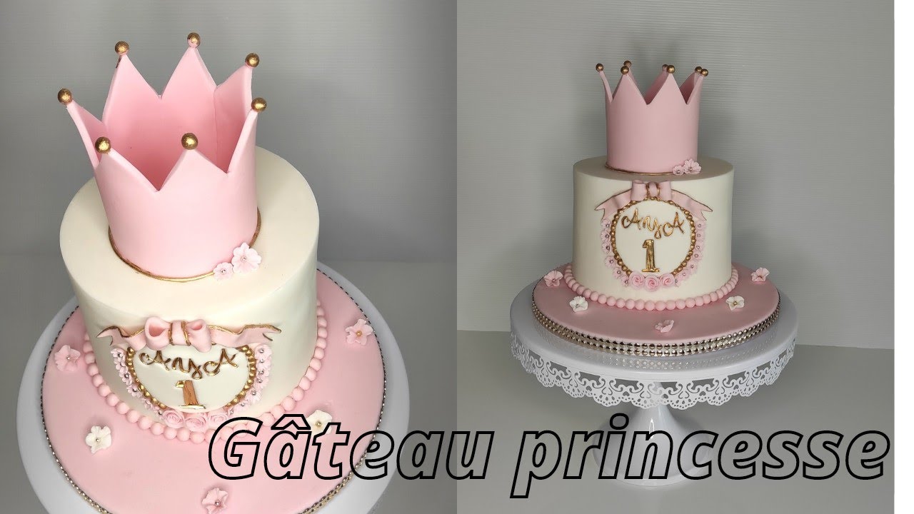 gâteau princesse,gâteau couronne , Crown cake 👑, princess cake