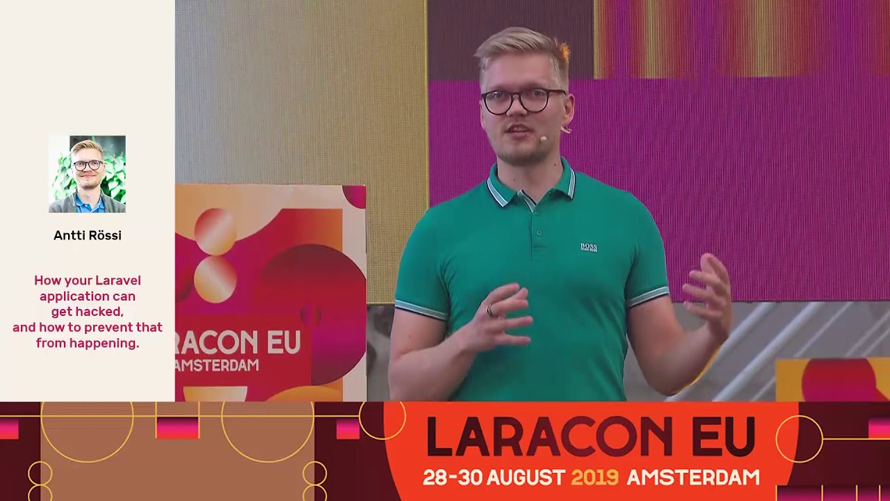 How your Laravel application can get hacked, and how to prevent that from happening by Antti Rössi