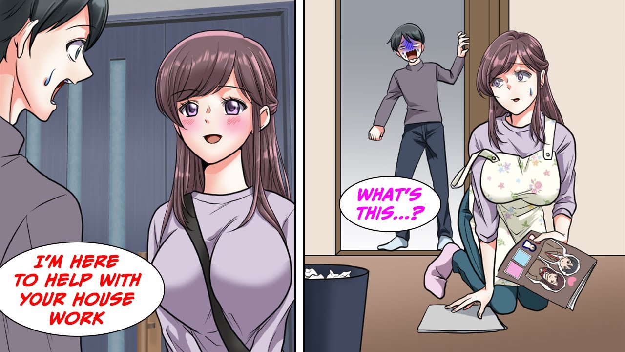 [Manga Dub] The girl I'm in love with came to help with my house work and found out my secret...