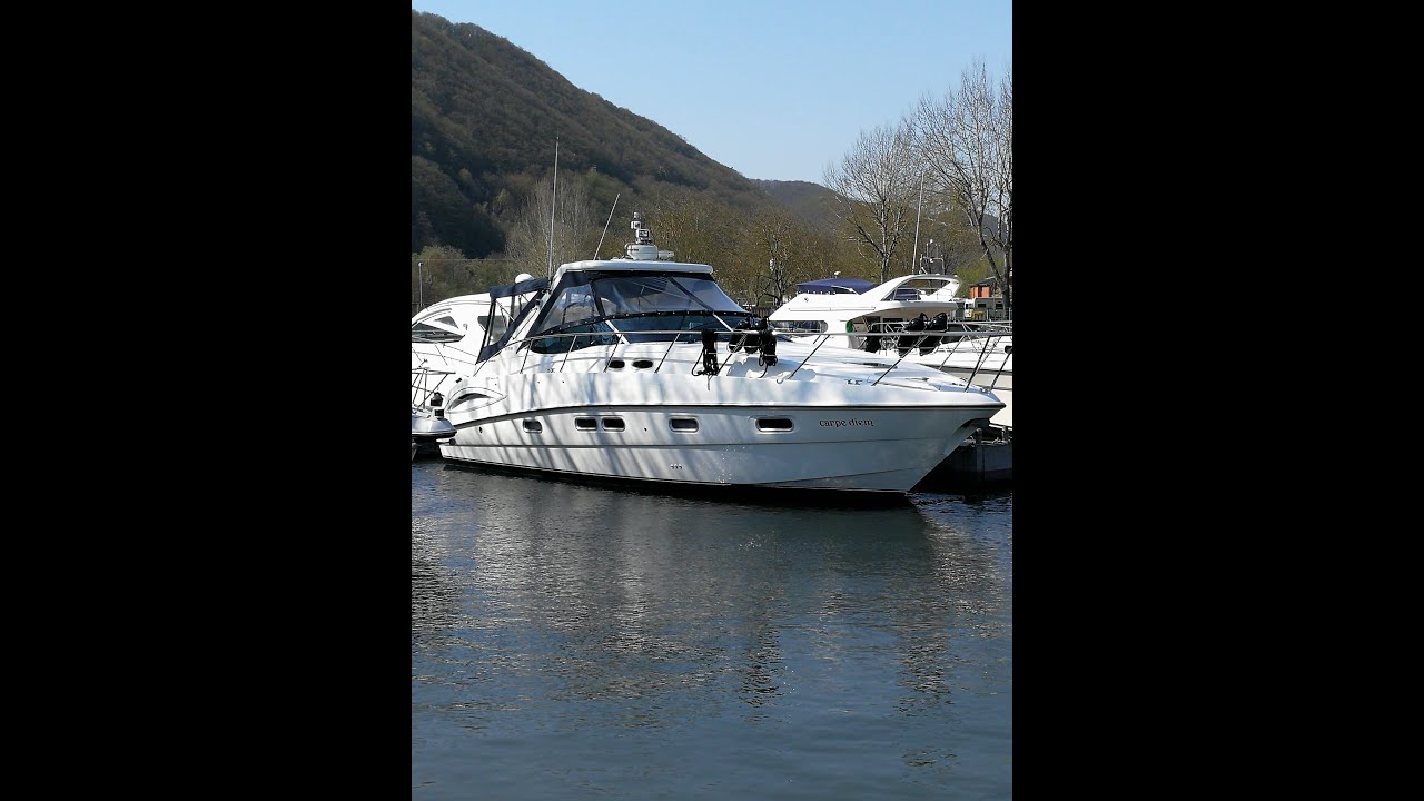 Überführung Teil 1bis Duisburg MY  Sealine S 38 über 740 km von der Mosel nach Hamburg