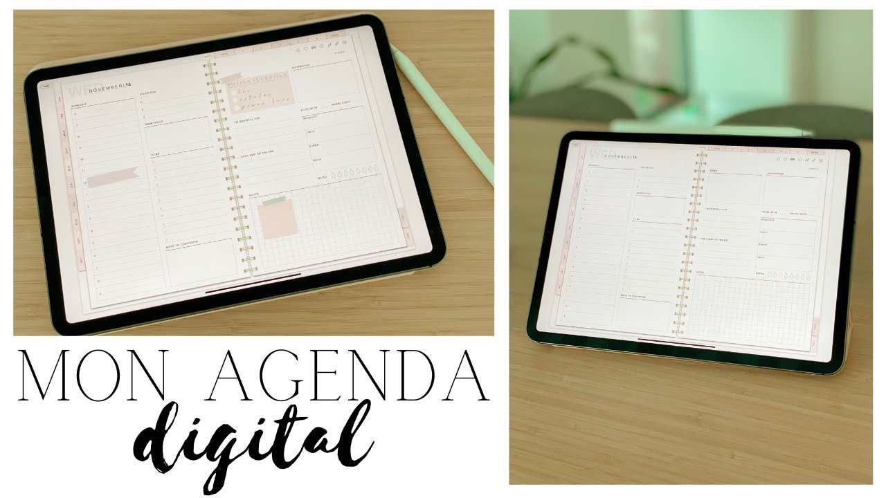 Mon agenda digital | Mon système d'organisation