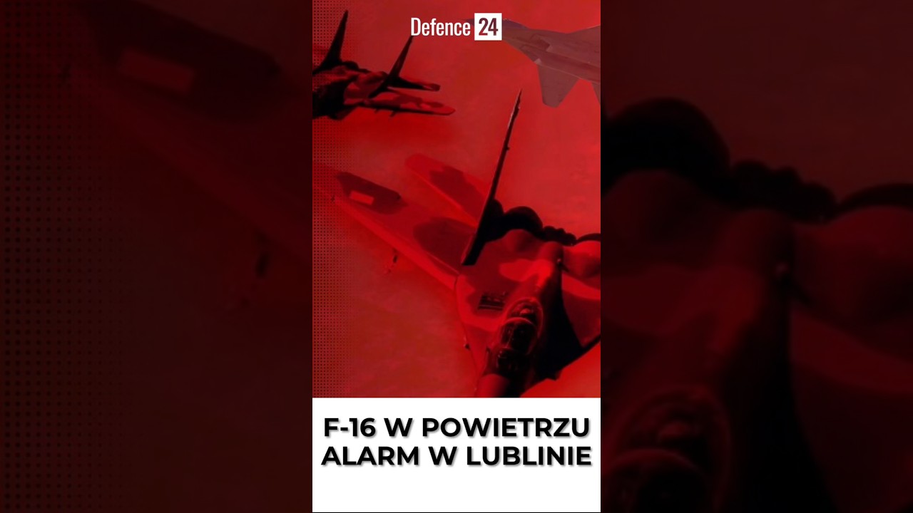 ❗️Pocisk manewrujący w polskiej przestrzeni powietrznej, poderwane myśliwce F-16.