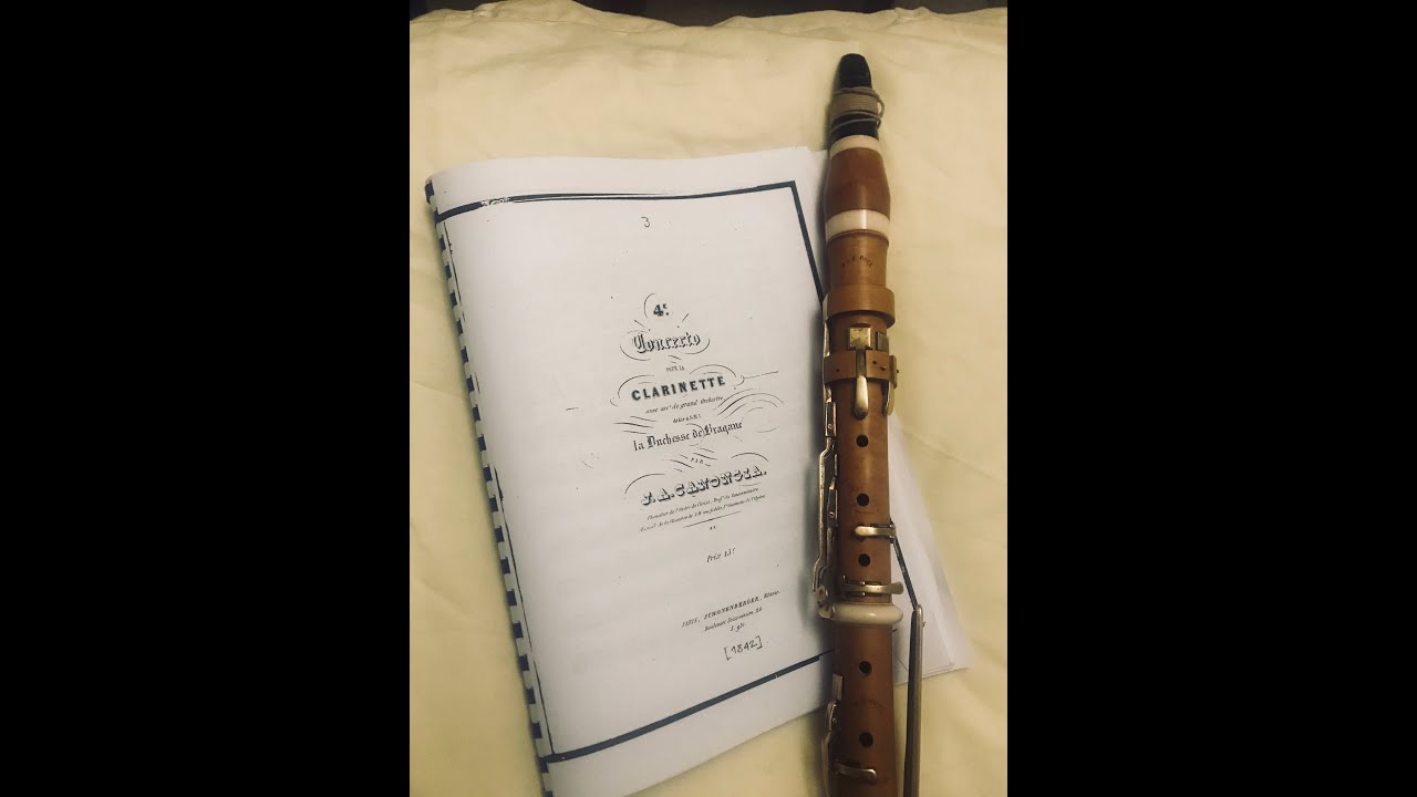 4éme Concerto pour Clarinette et Orchestre de José Avelino Canongia