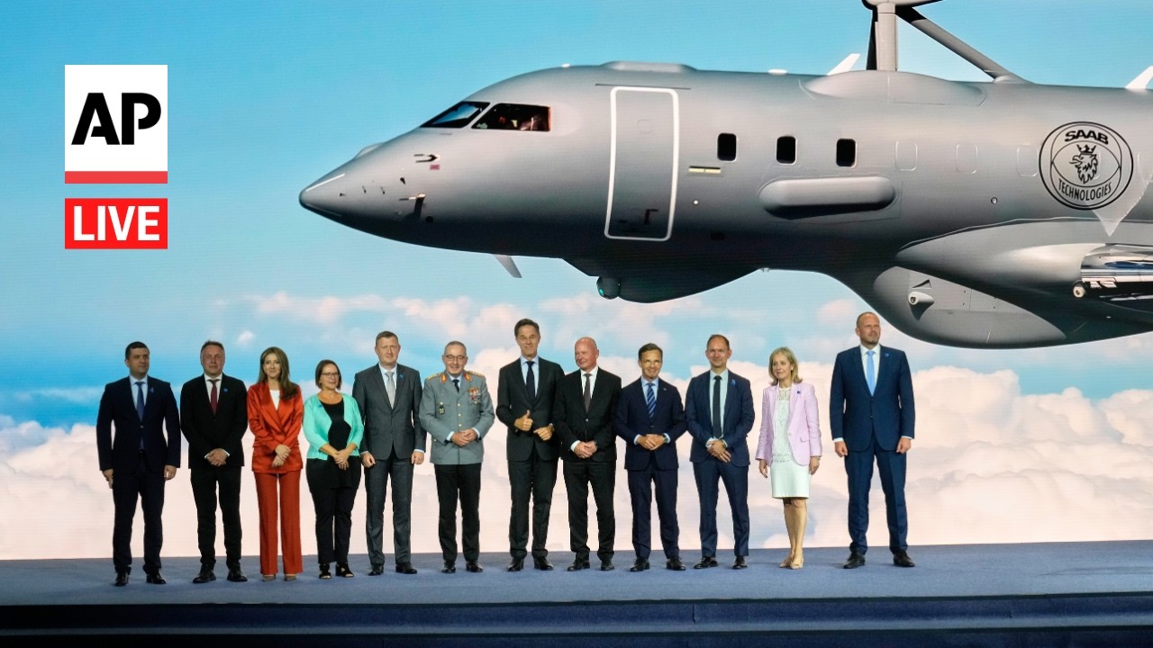 LIVE: Defense deals announced at NATO summit ahead of Trump's arrival