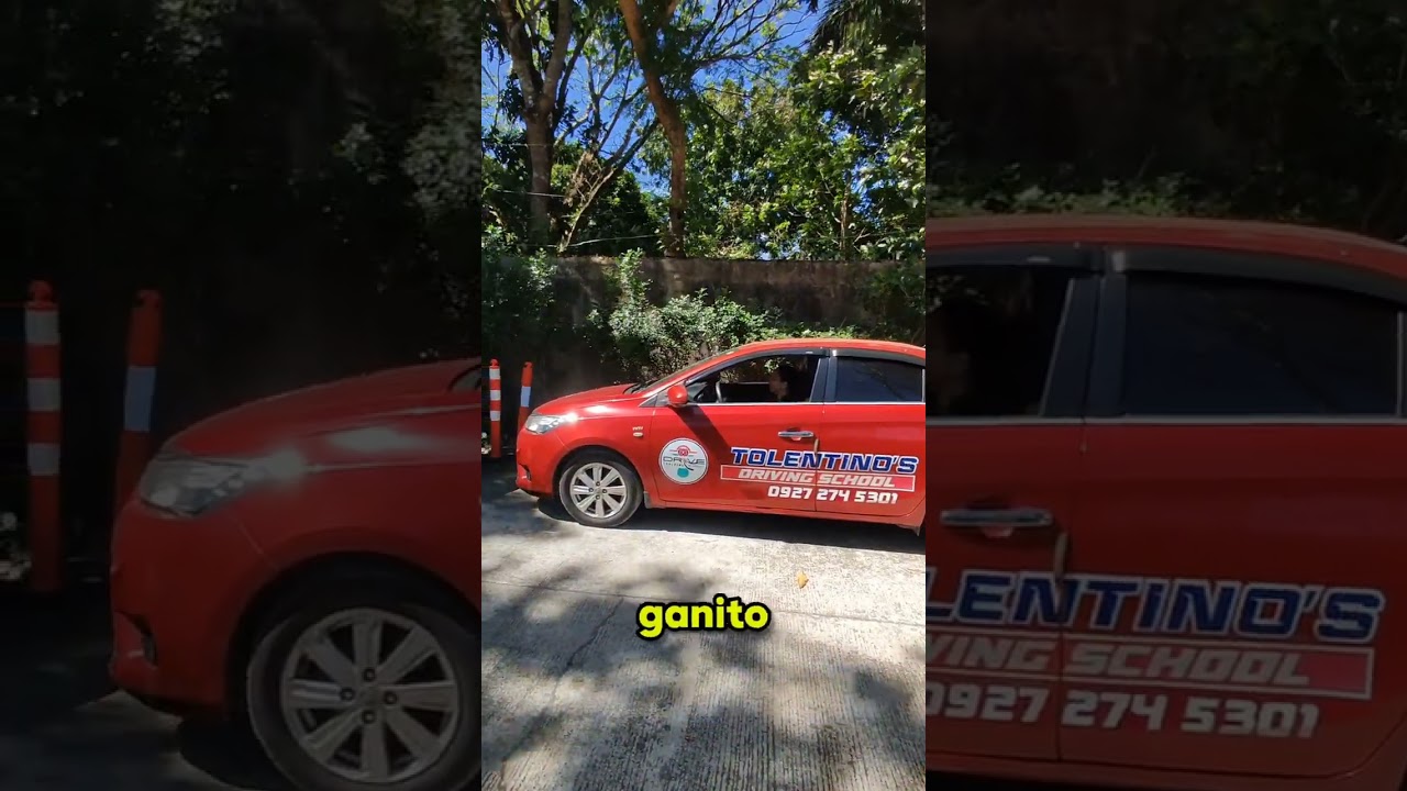Ang papasok at palabas sa parallel parking 