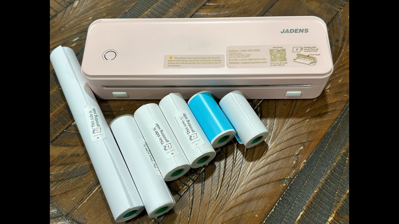 Introducing and Reviewing the JADENS PD-A4 Portable Wireless A4 Printer  @JADENS