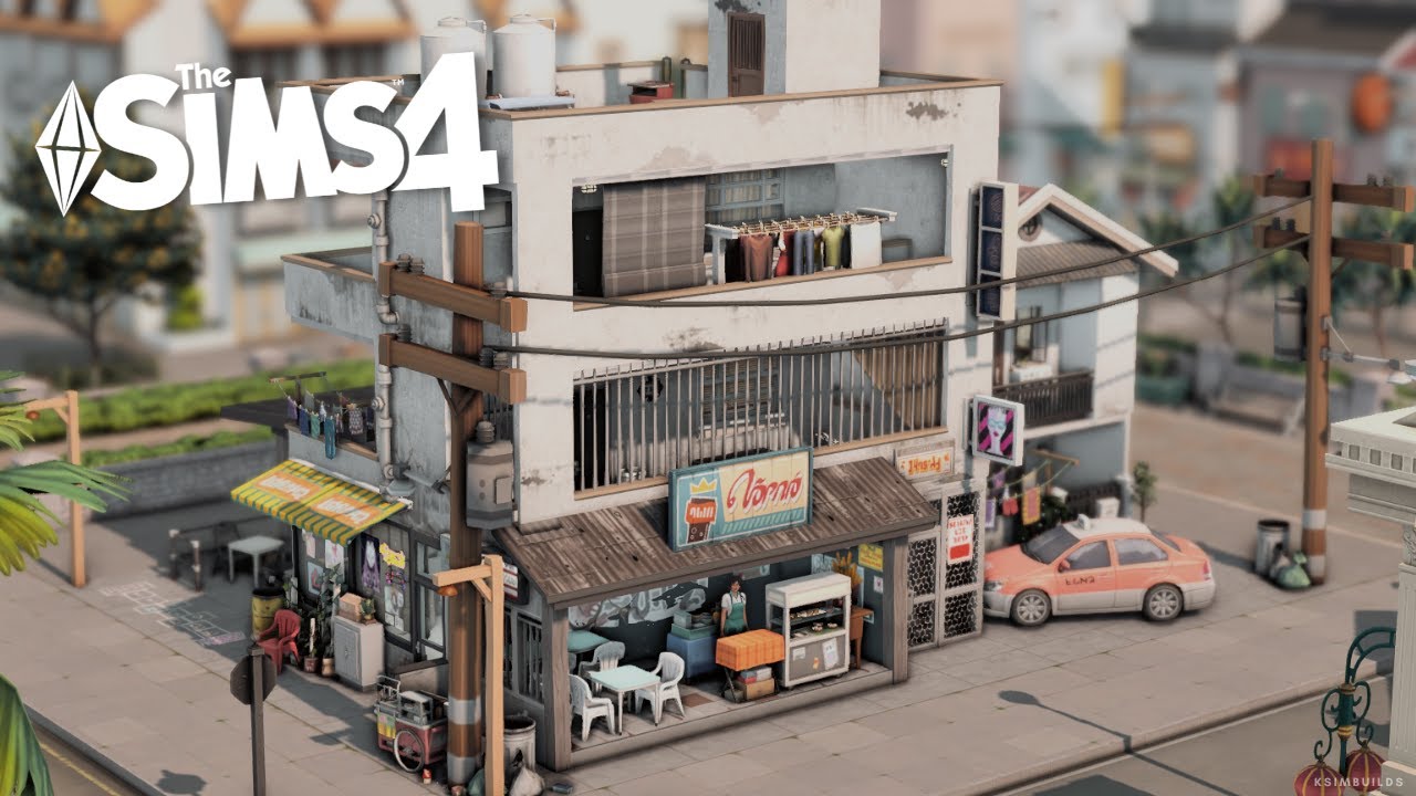 🇵🇭 Filipino Apartments 🏠 | Sims 4 Stop Motion | NO CC
