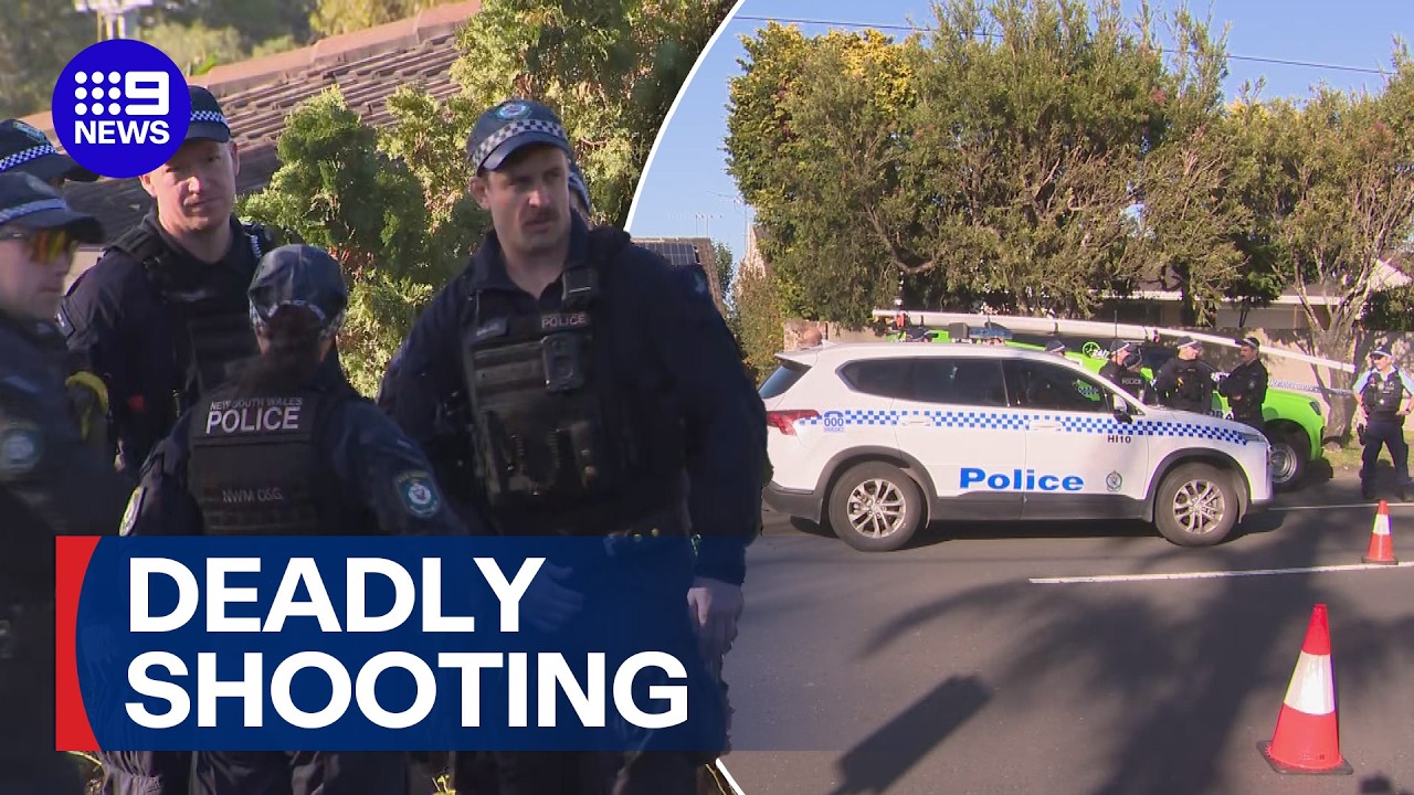 Murder investigation underway after man gunned down in broad daylight | 9 News Australia