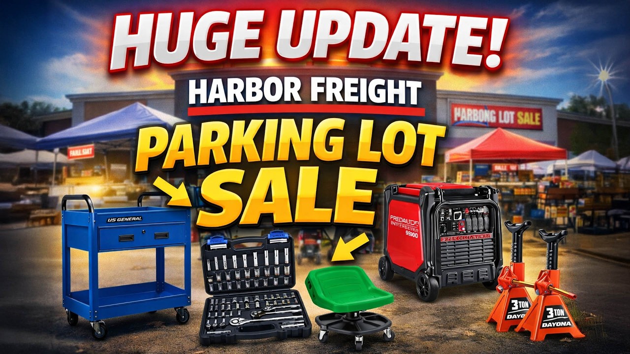 Harbor Freight Parking Lot Sale UPDATE Just Dropped! Here's What's NEW!
