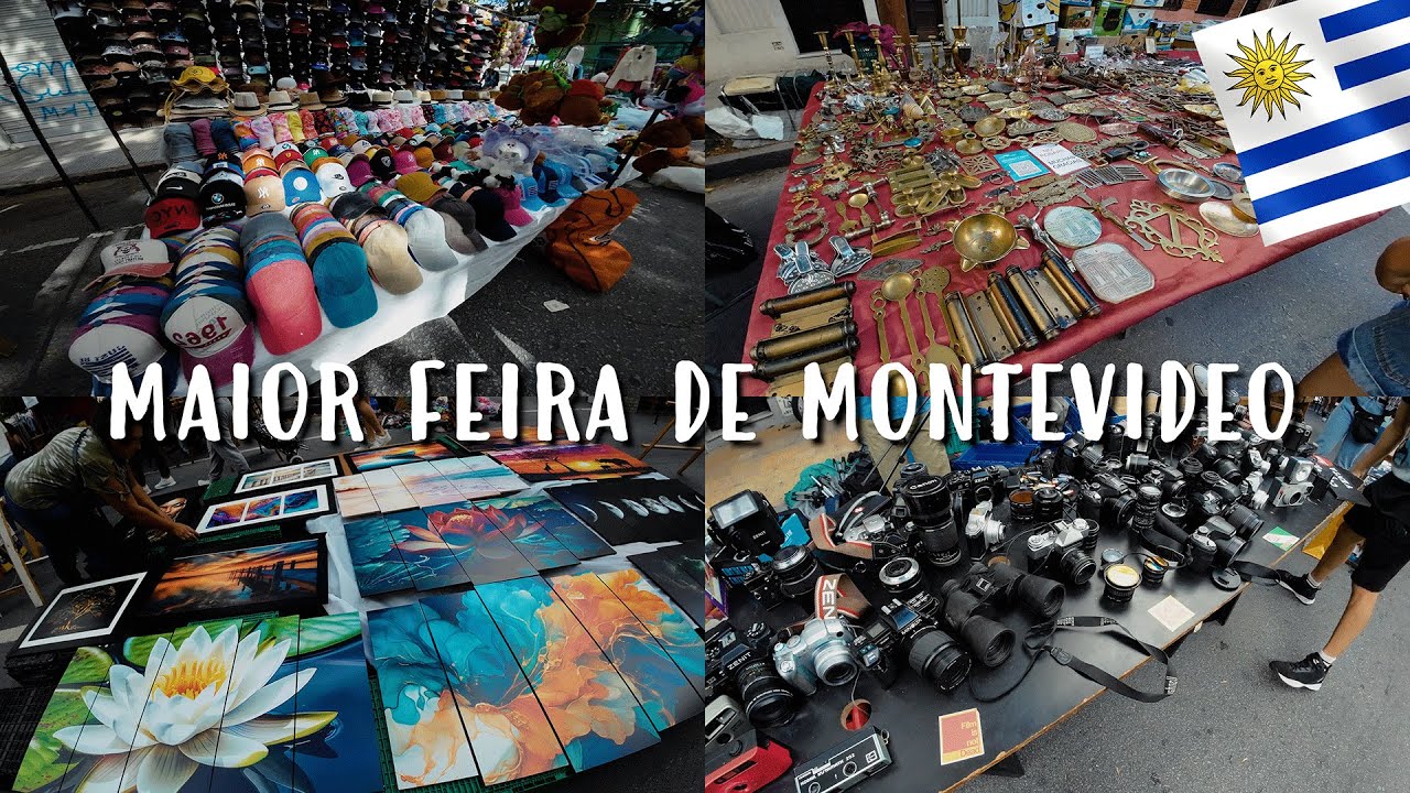 FUI NA MAIOR FEIRA DE MONTEVIDEO (TEM DE TUDO LÁ) ｜XUZECRUZ