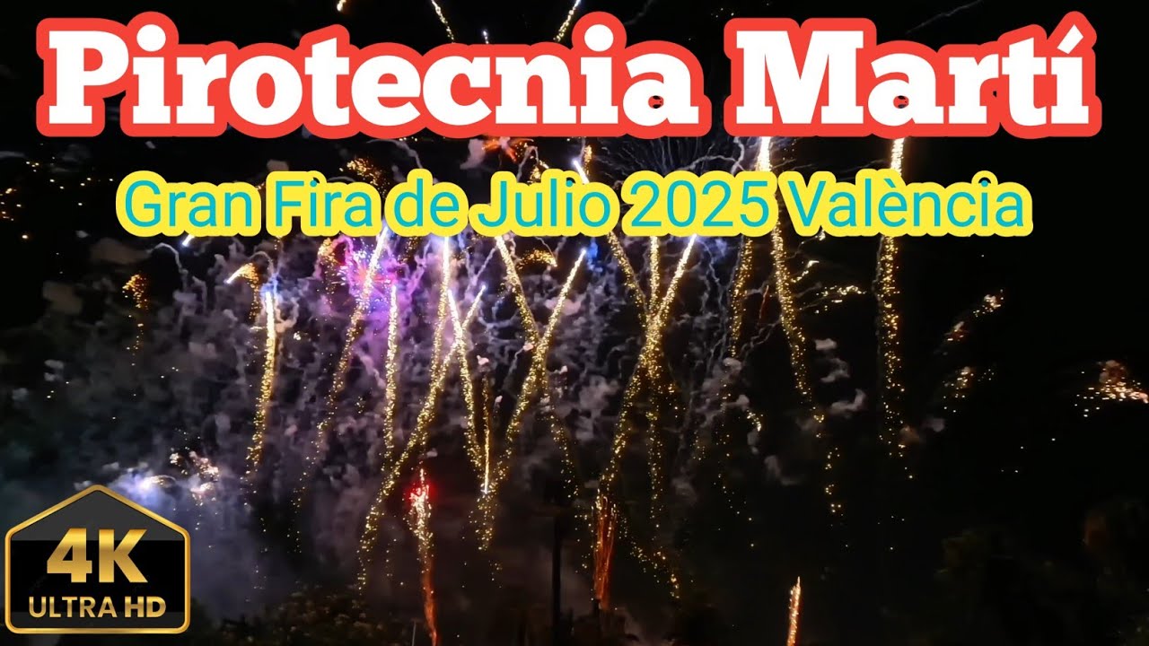 Pirotecnia Mart&iacute;, Gran Fira 2025 valencia, #GranFieraVLC, #pirotecnia, #valencia