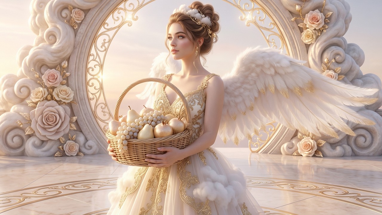 Journey Into The Golden Light Garden | Healing Fantasy Music & ART
