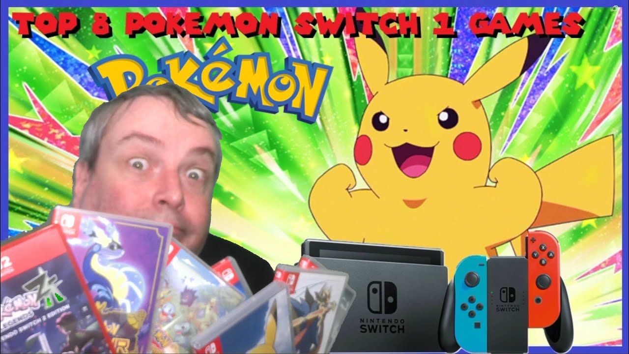 Top 8 Nintendo Switch 1 Pokemon Games 😺