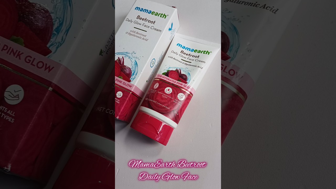 Mamaearth BeetRoot Daily Glow Face Cream #skincare #youtubeshorts