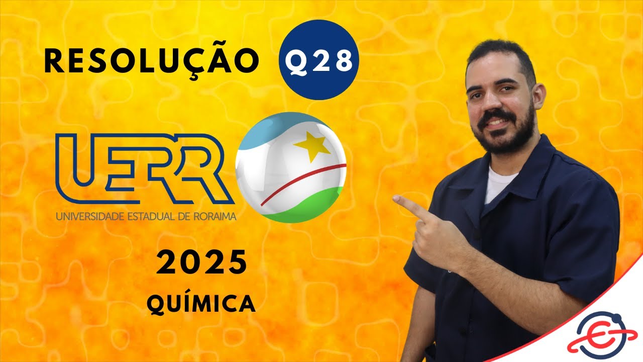 UERR 2025 - Química - Q. 28 | Um pequeno diodo emissor de luz | Profº João Gabriel