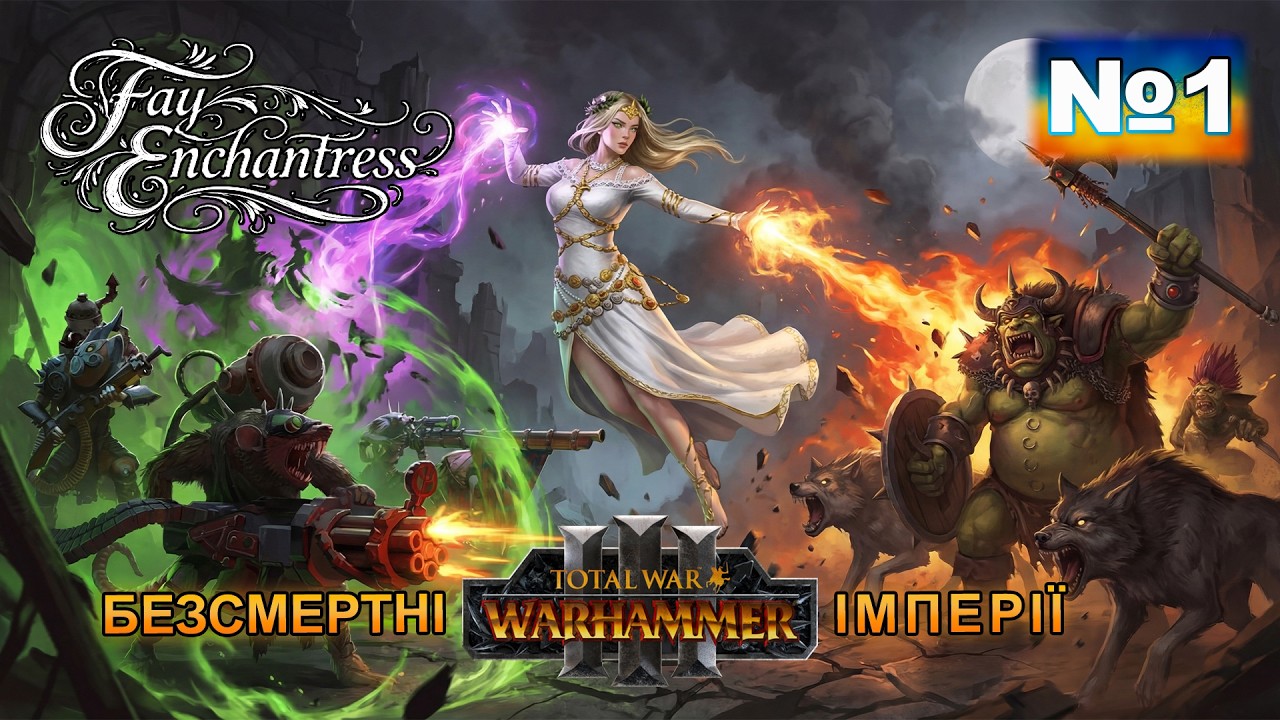Total War:Warhammer III Bretonnia/Бретоннія.Fay Enchantress:Фея-чарівниця.№1