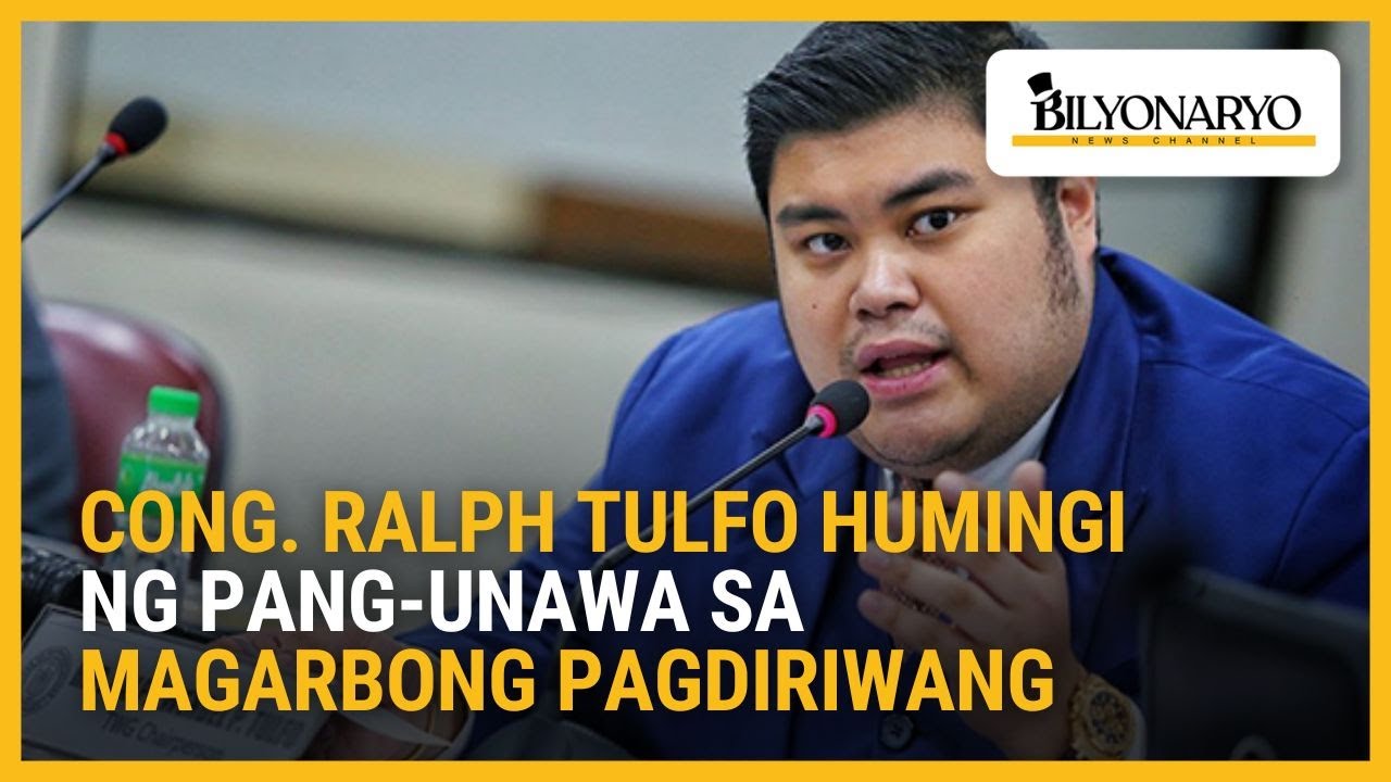 Cong. Ralph Tulfo humingi ng pang-unawa sa magarbong pagdiriwang | Agenda Weekend