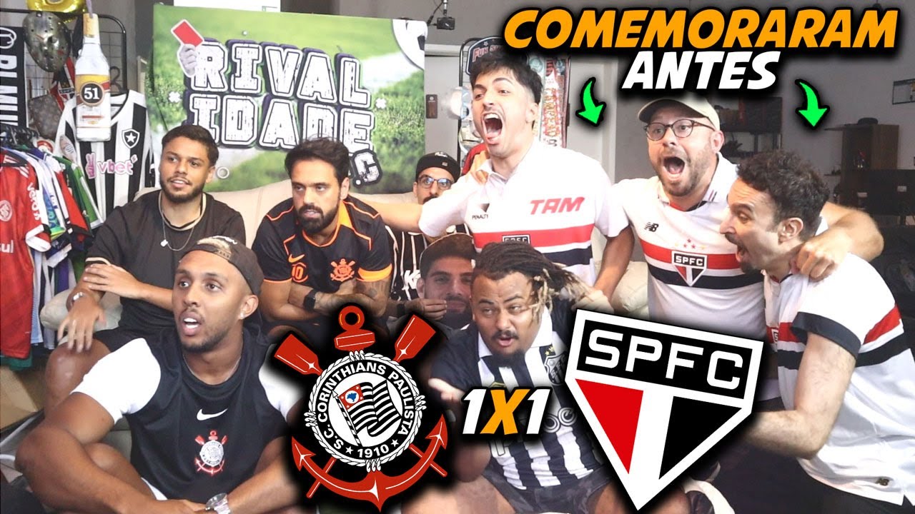 React Corinthians 1x1 São Paulo | Melhores momentos | Gols | Paulista