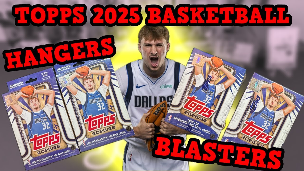 Коробки и вешалки для баскетбольных мячей Topps 2025 года!