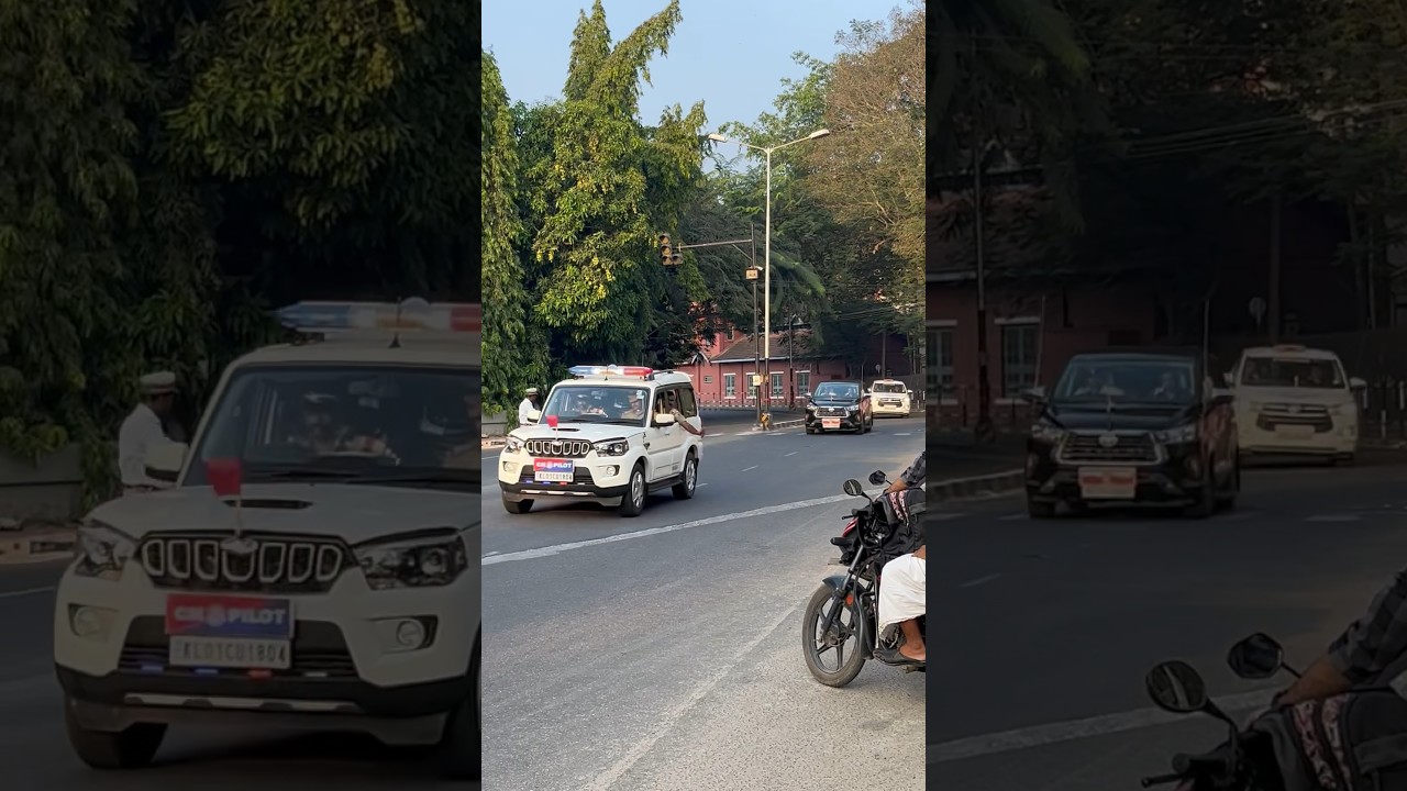 Kerala CM convoy🔥#keralapolice #keralacm #bussimulatorindonesia #bus #bussid #road #car #cars #suv