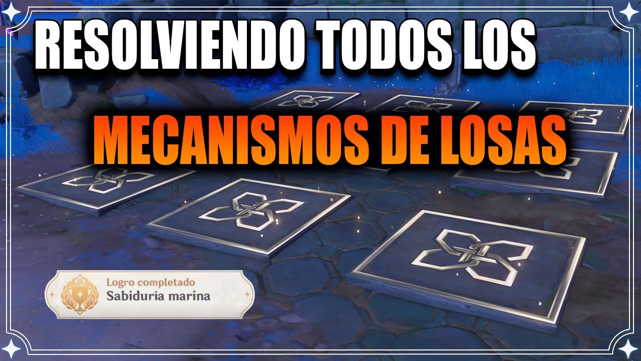 Resolviendo todos los Mecanismos de Losas! Genshin Impact 2.1 Inazuma