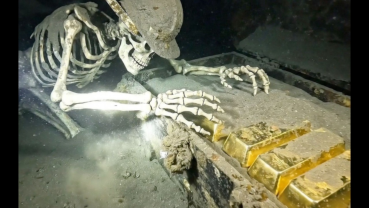 TREASURE – GOLD – SKELETONS : A Mine Swallowed by the Sea #treasure #gold