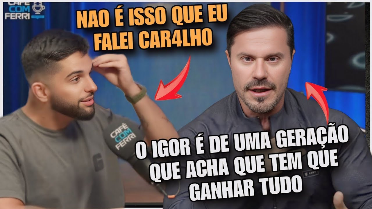 IGORFINA FALA PELA PRIMEIRA VEZ APÓS COMENTÁRIO DO CARIANI