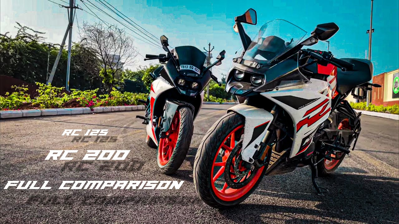 KTM RC 200 Vs RC 125 🔥 | Quick Comparison | Speed test | Drag test | Which One To Choose In 2022..?