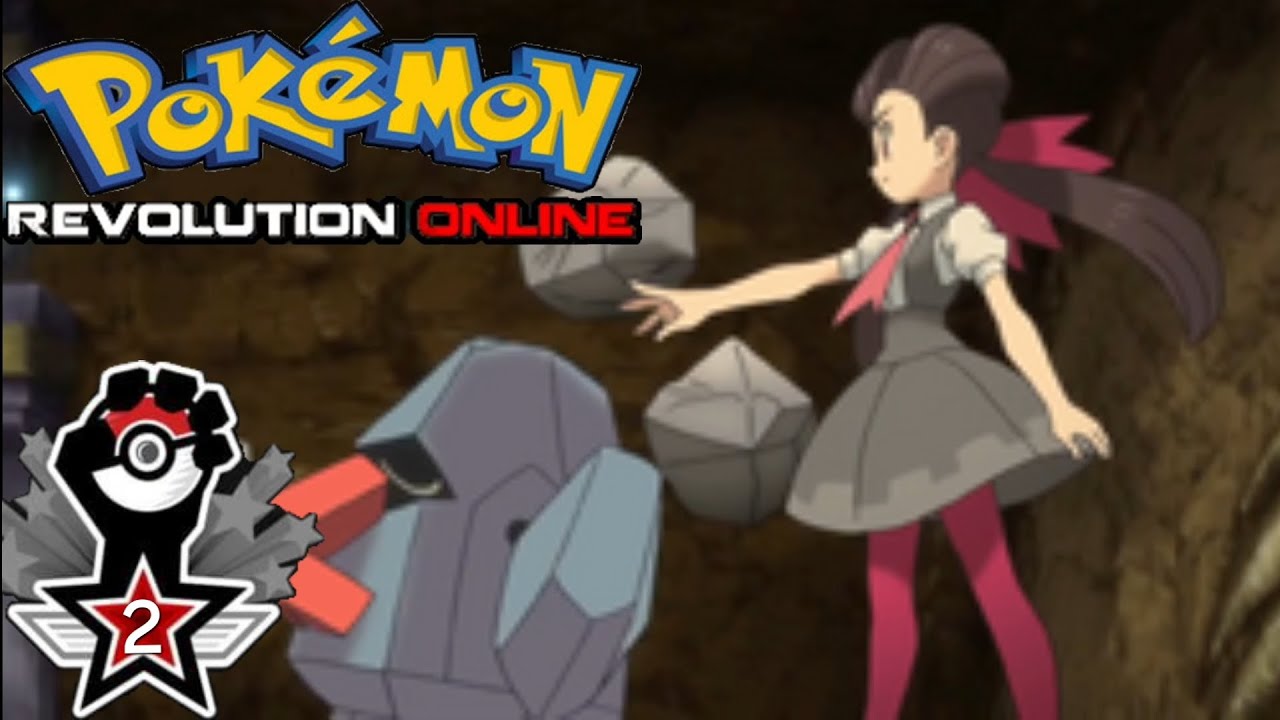 Pokemon revolution online #2 Defeating rustboro gym leader