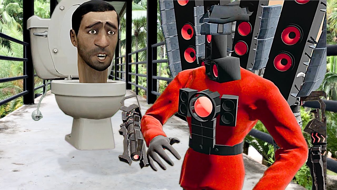 Skibidi Toilet Menyerang Speakerman Dalam Kehidupan Nyata